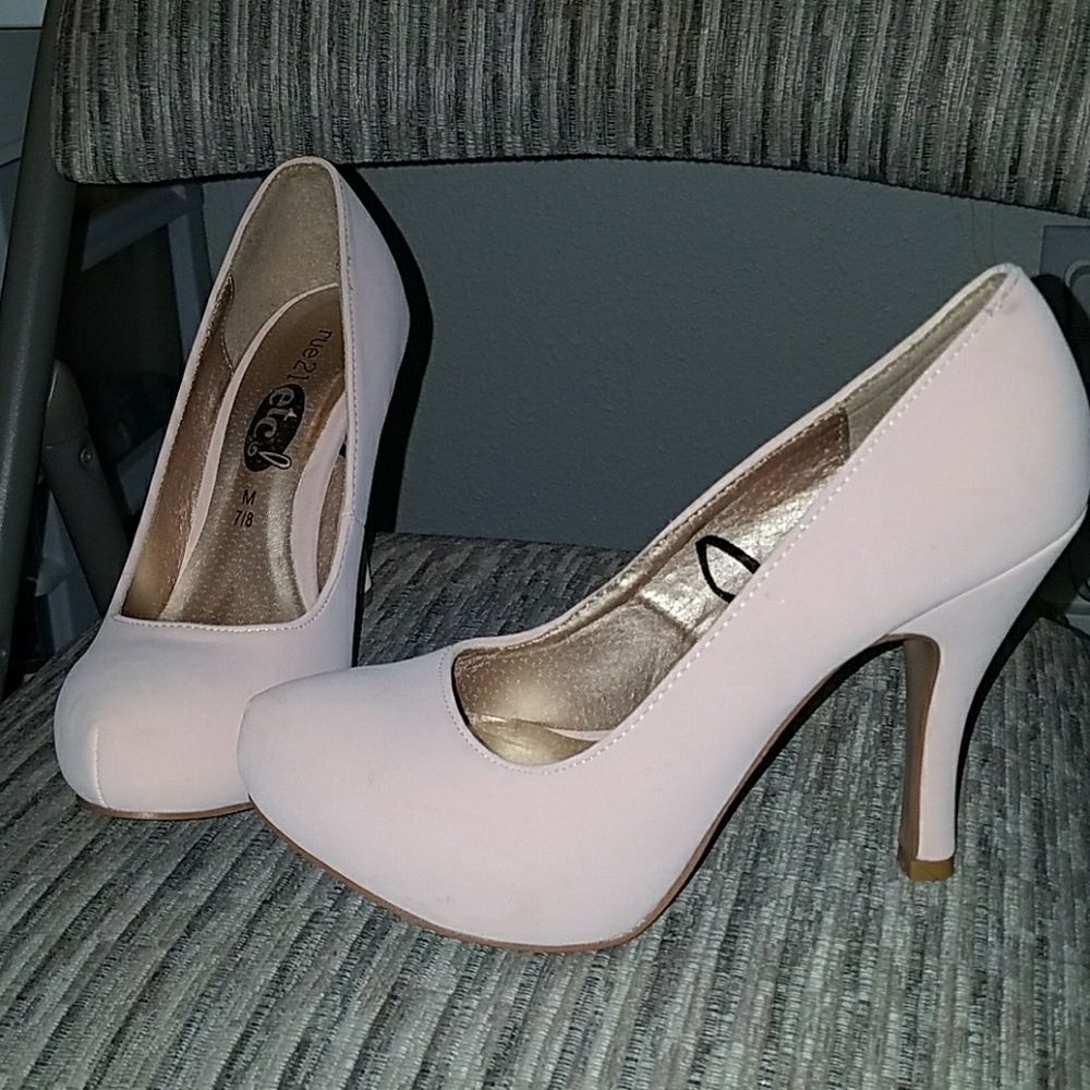 Coral Pink Heels